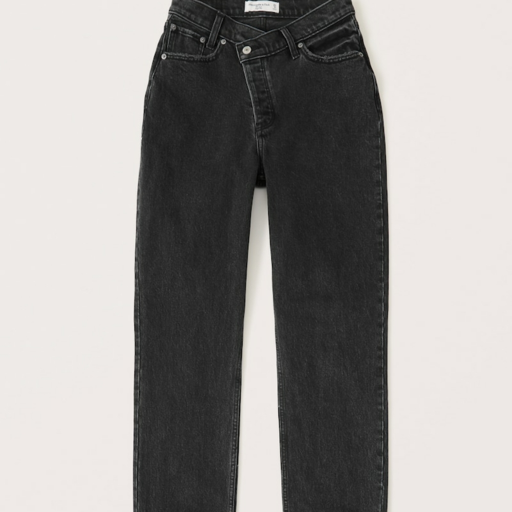 NWT Abercrombie The Dad High Rise
